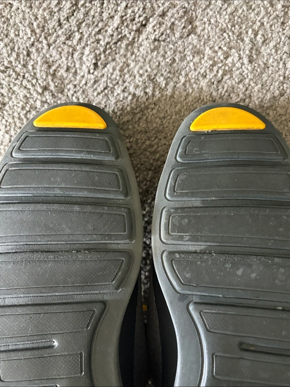 Cole Haan original grand Men's Gray Knit Lace-Up Casual Shoes with Yellow Accent